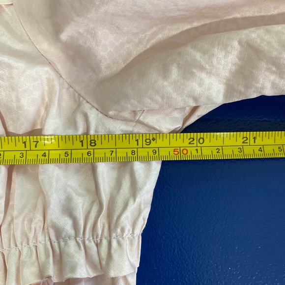 CHICO'S Pale Pink Gathered Full Zip Jacket  S/4 - Picture 11 of 16